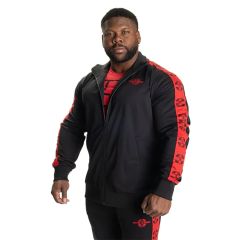 BETTER BODIES - BRONX TRACK JACKET - BLACK/RED - FÉRFI CIPZÁRAS FELSŐ - FEKETE/PIROS