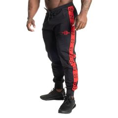 BETTER BODIES - BRONX TRACK PANTS - BLACK/RED - FÉRFI NADRÁG - FEKETE/PIROS