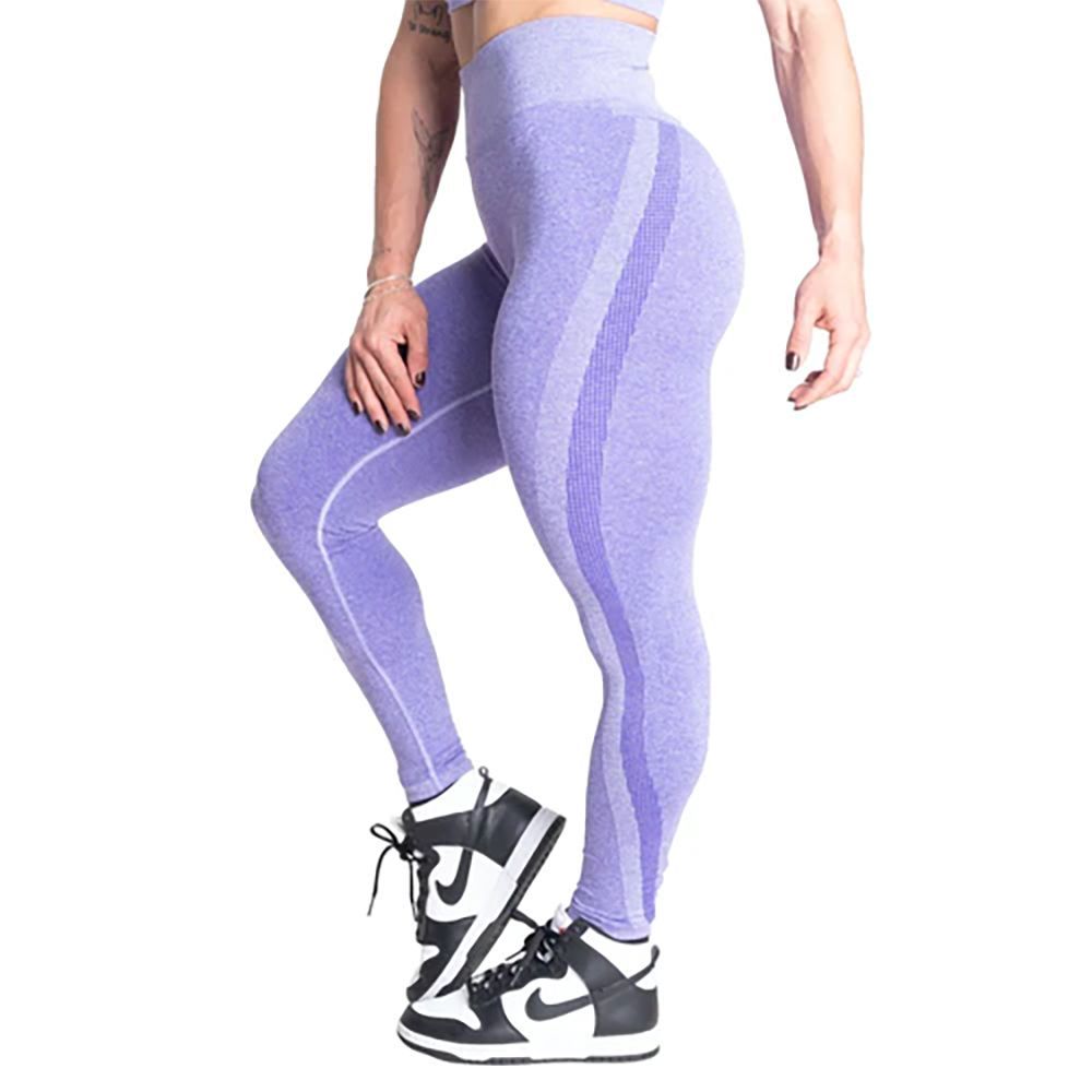 BETTER BODIES - CURVE SCRUNCH LEGGINGS - ATHLETIC PURPLE MELANGE - LILA