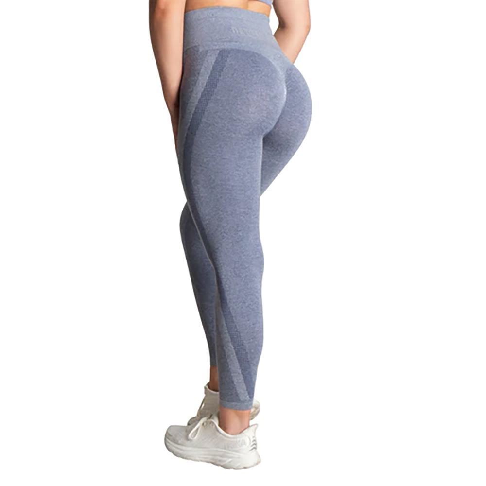 BETTER BODIES - CURVE SCRUNCH LEGGINGS - BLUE MELANGE - KÉK