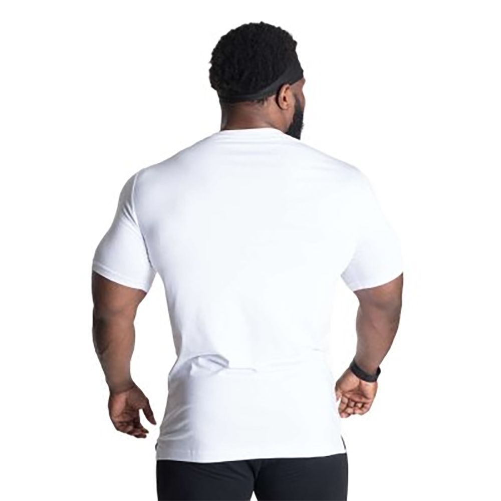 BETTER BODIES - ESSENTIAL TAPERED TEE - WHITE - FÉRFI PÓLÓ - FEHÉR