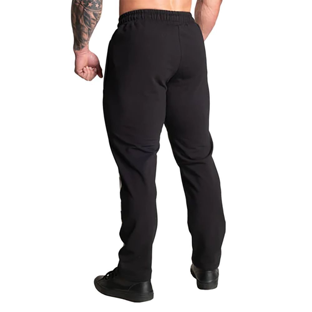 BETTER BODIES - GRAPHIC STANDARD SWEATPANT - BLACK - FÉRFI MELEGÍTŐNADRÁG - FEKETE