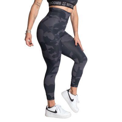 BETTER BODIES - HIGH WAIST LEGGINGS - DARK CAMO