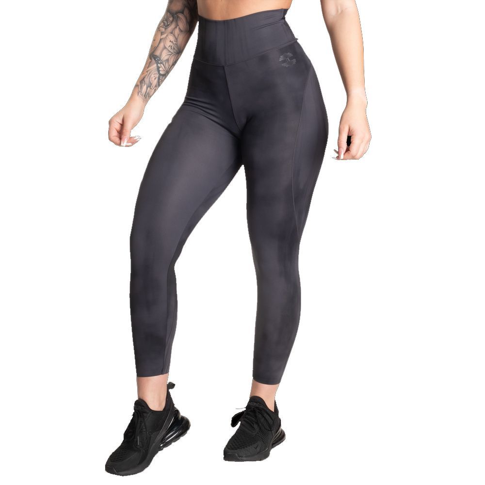 BETTER BODIES - HIGH WAIST LEGGINGS - DARK GREY GRUNGE