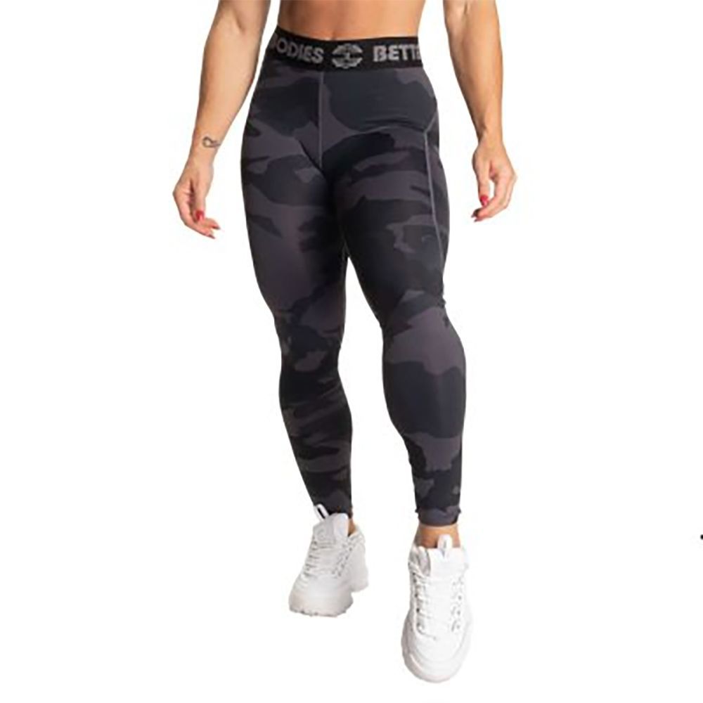 BETTER BODIES - HIGHBRIDGE LEGGINGS V2 -DARK CAMO - SÖTÉT TEREPMINTÁS