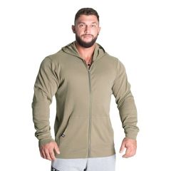 BETTER BODIES - LIGHT ZIP HOODIE - WASHED GREEN - FÉRFI KAPUCNIS FELSŐ - MOSOTT ZÖLD