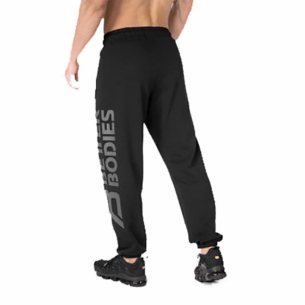 BETTER BODIES - STANTON SWEATPANTS - BLACK - FÉRFI MELEGÍTŐNADRÁG - FEKETE