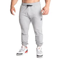 BETTER BODIES - TAPERED JOGGERS V2 - LIGHT GREY MELANGE - FÉRFI NADRÁG - VILÁGOS SZÜRKE