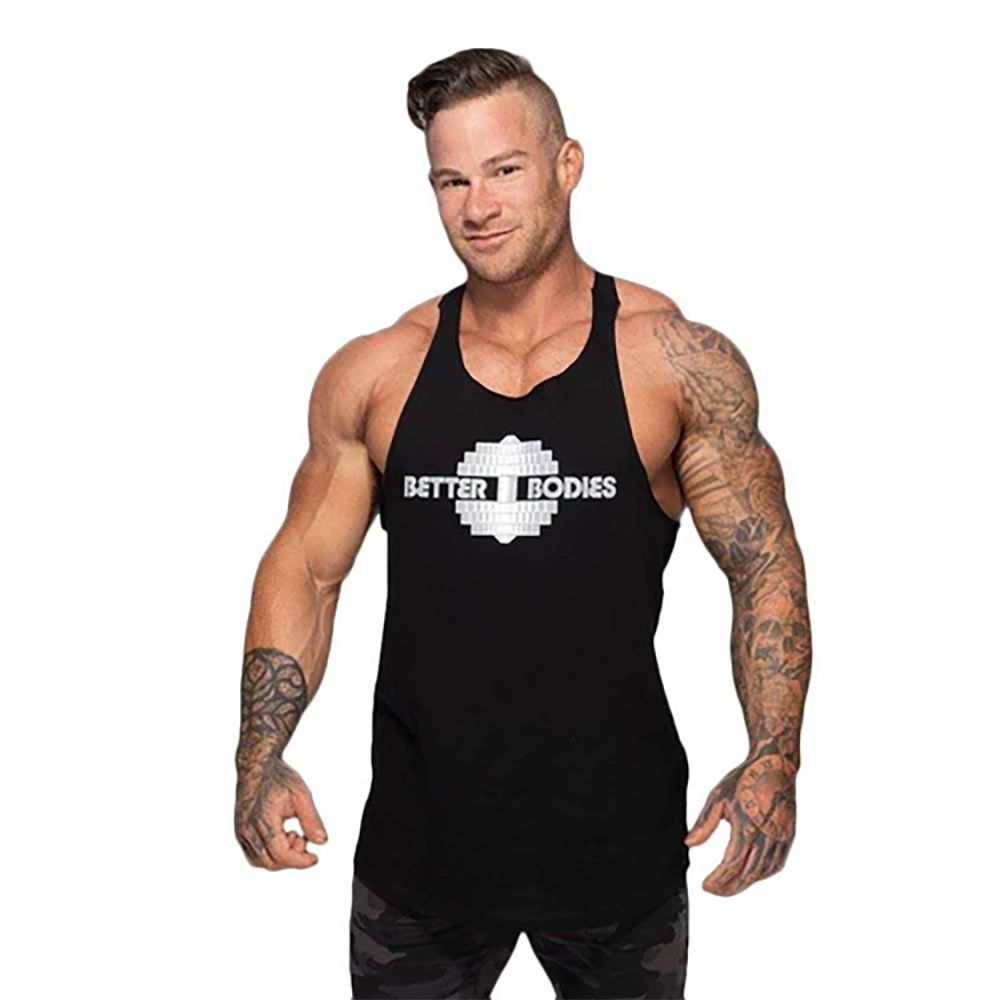 BETTER BODIES - TEAM BB STRINGER V2 - BLACK - FÉRFI TRIKÓ - FEKETE BETTER BODIES - TEAM BB STRINGER V2 - BLACK - FÉRFI TRIKÓ - FEKETE
