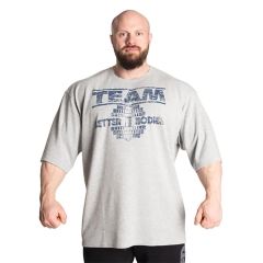 BETTER BODIES - TEAM IRON THERMAL TEE - GREY MELANGE - FÉRFI PÓLÓ - SZÜRKE
