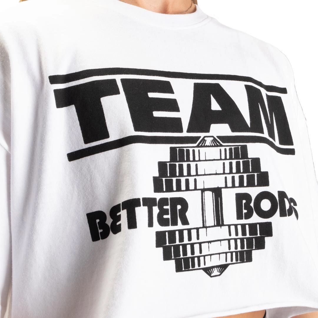 BETTER BODIES - TEAM OS TEE - WHITE - NŐI PÓLÓ - FEHÉR