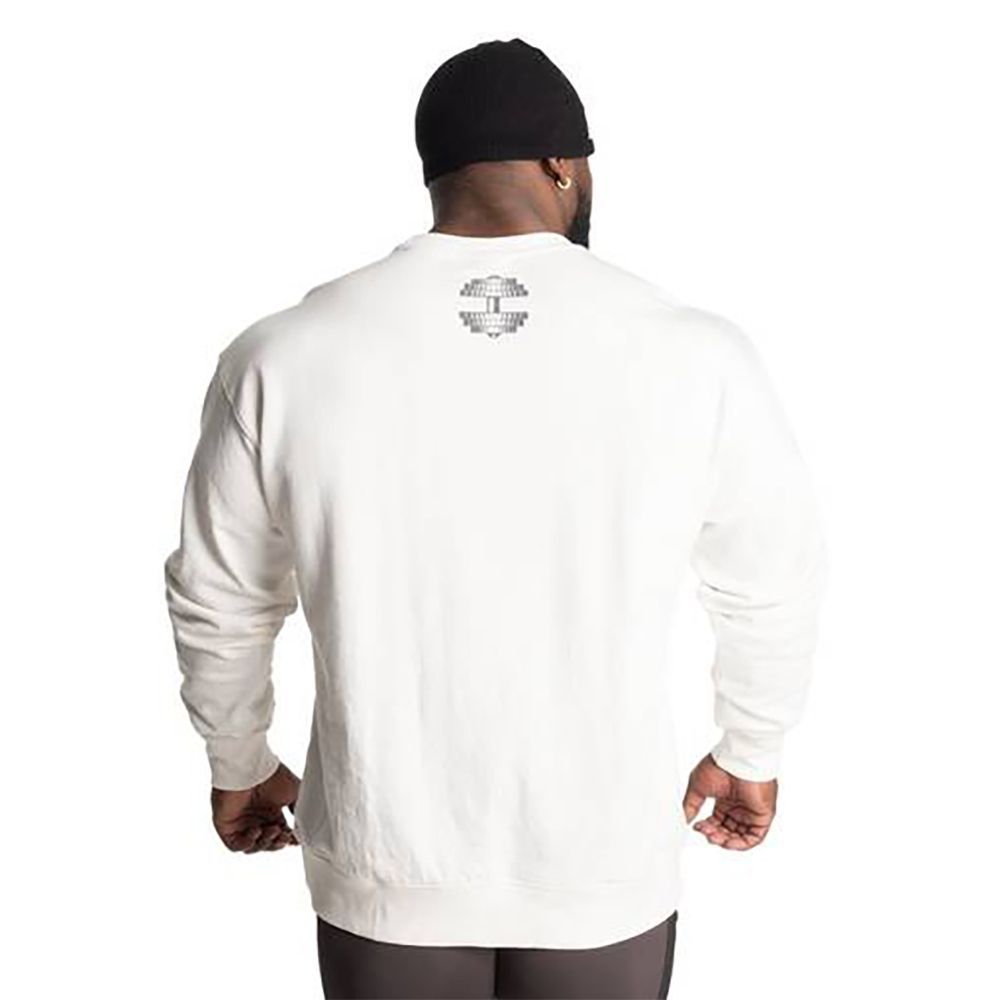 BETTER BODIES - UNION CREWNECK - OFF WHITE - FÉRFI FELSŐ - TÖRTFEHÉR BETTER BODIES - UNION CREWNECK - OFF WHITE - FÉRFI FELSŐ - TÖRTFEHÉR