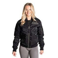 BETTER BODIES - UTILITY BOMBER JACKET - BLACK - NŐI KABÁT - FEKETE