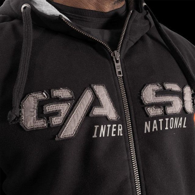 GASP INC - 1.2 LBS HOODIE - FÉRFI KAPUCNIS PULÓVER - FEKETE