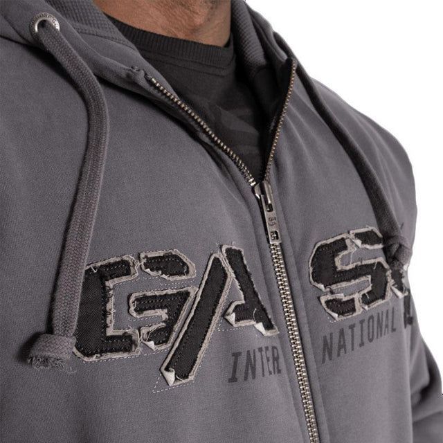 GASP INC - 1.2 LBS HOODIE - FÉRFI KAPUCNIS PULÓVER - SZÜRKE