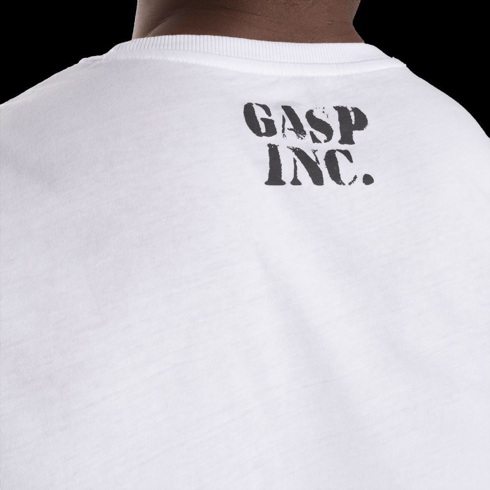 GASP INC - BASIC UTILITY TEE - FÉRFI PÓLÓ - FEHÉR