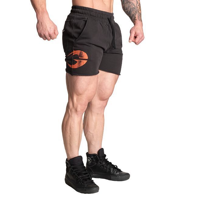 GASP INC - CLASSIC SWEATSHORTS - FÉRFI RÖVIDNADRÁG - FEKETE