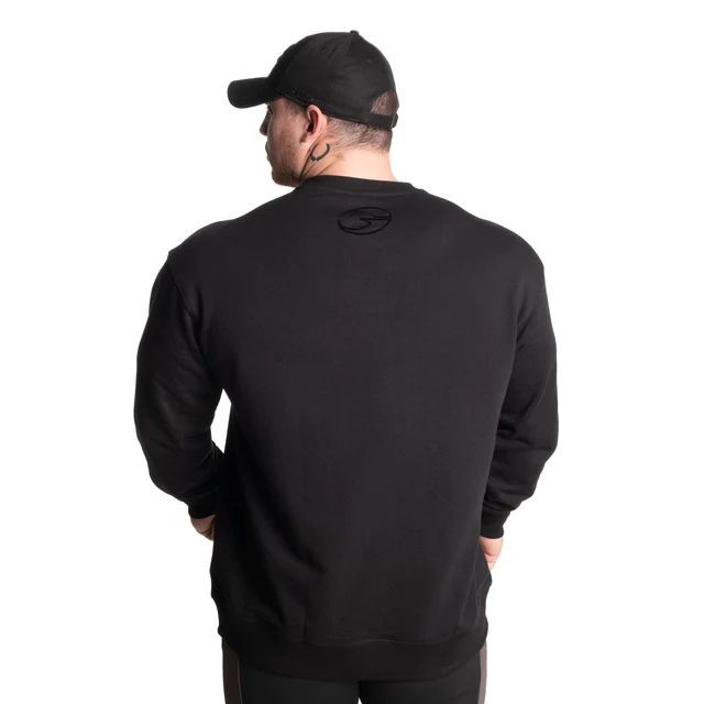 GASP INC - DIVISION CREWNECK - FÉRFI PULÓVER - FEKETE