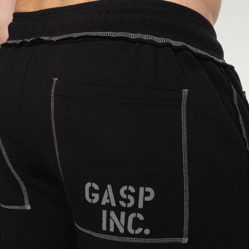 GASP INC - DIVISION SWEATPANT - MELEGÍTŐNADRÁG - FEKETE