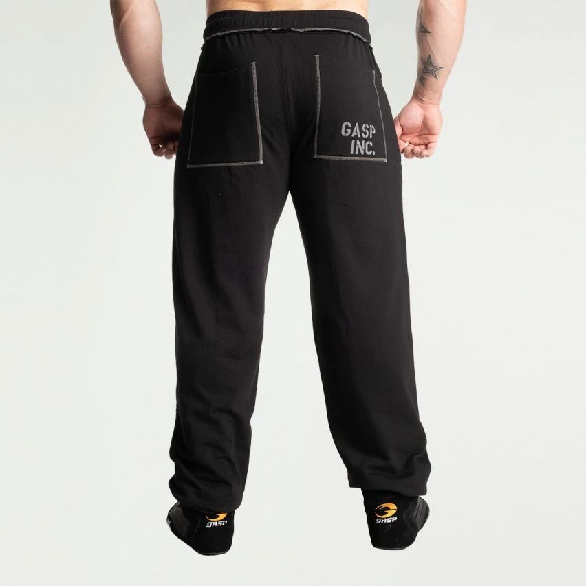 GASP INC - DIVISION SWEATPANT - MELEGÍTŐNADRÁG - FEKETE