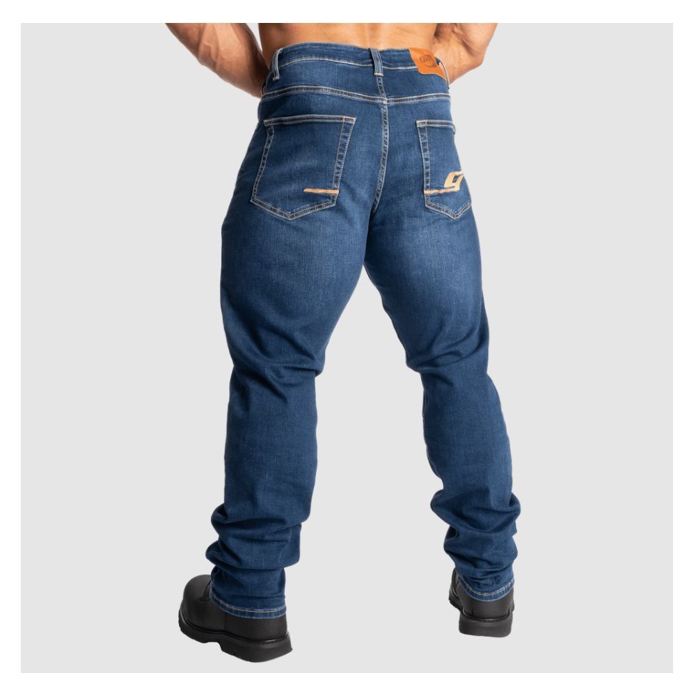 GASP INC - FLEX DENIM - FARMERNADRÁG TESTÉPÍTŐKNEK - KÉK