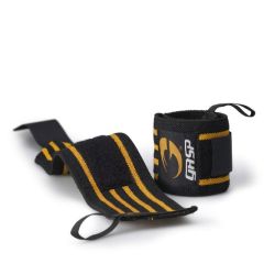 GASP INC - HARDCORE WRIST WRAPS - CSUKLÓSZORÍTÓ - FEKETE/SÁRGA