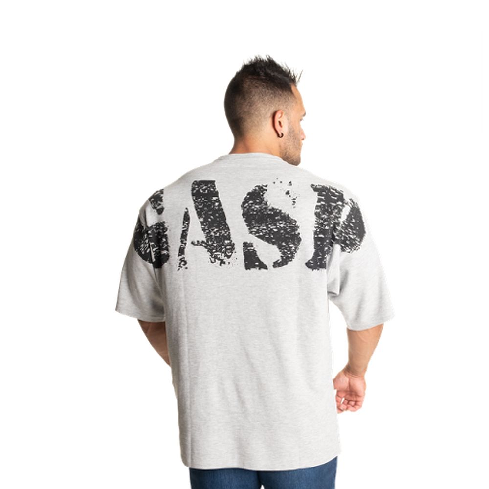 GASP INC - IRON THERMAL TEE - FÉRFI PÓLÓ - SZÜRKE GASP INC - IRON THERMAL TEE - FÉRFI PÓLÓ - SZÜRKE