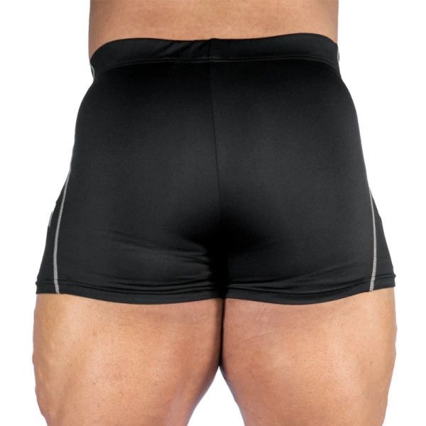 GASP INC - LOGO HOTPANT V2 - FÉRFI KOMPRESSZIÓS SHORT - FEKETE