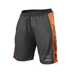 GASP INC - NO.1 MESH TRAINING SHORTS - EDZŐNADRÁG - FEKETE/NARANCS