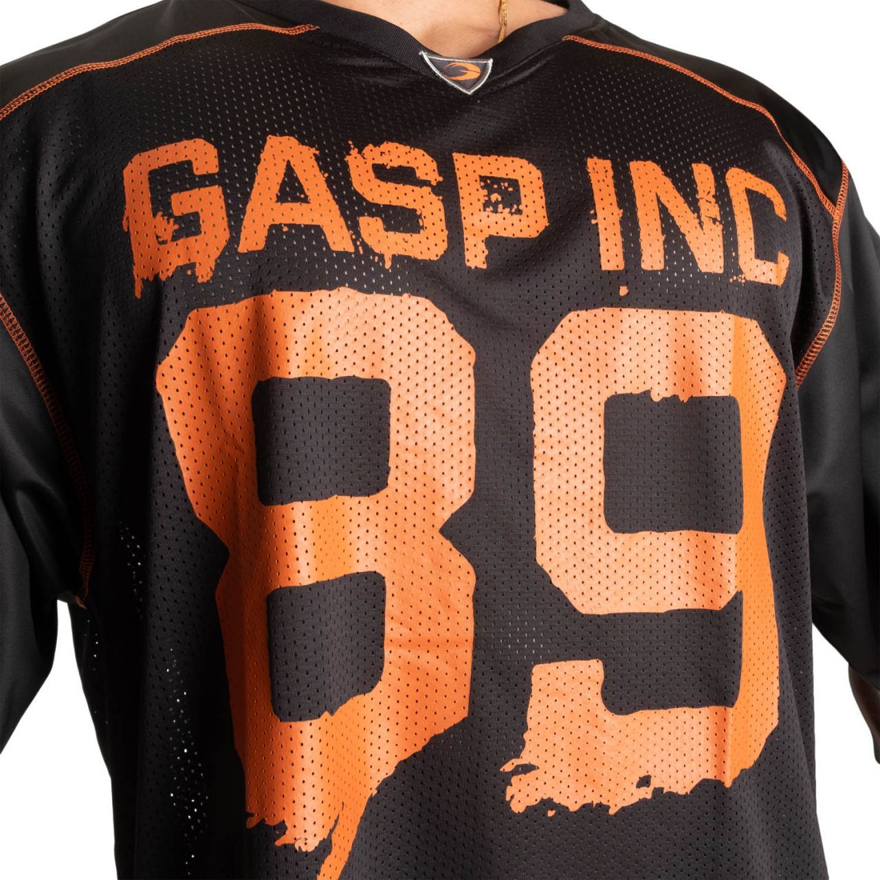 GASP INC - NO1 FOOTBALL TEE - FÉRFI PÓLÓ - FEKETE