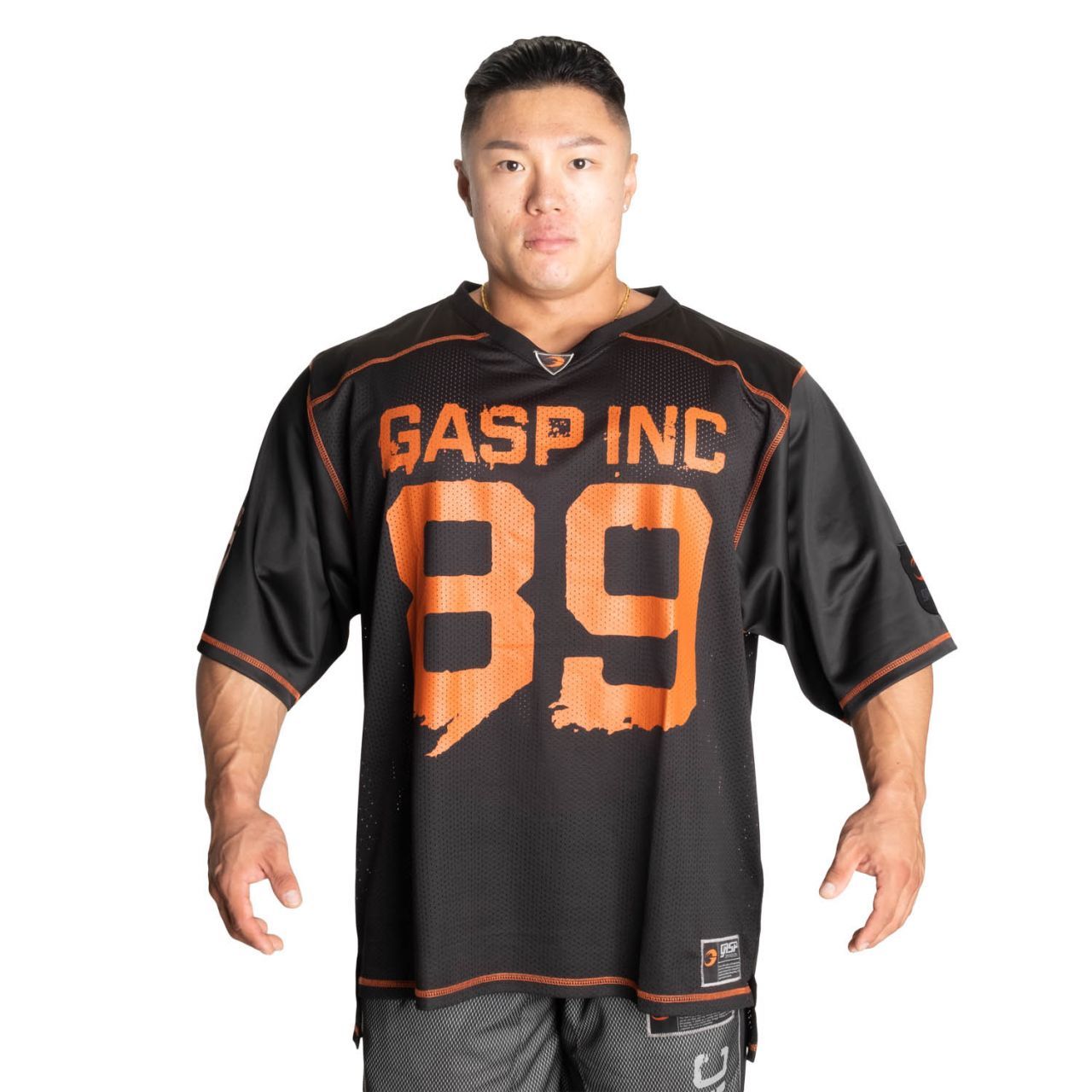 GASP INC - NO1 FOOTBALL TEE - FÉRFI PÓLÓ - FEKETE