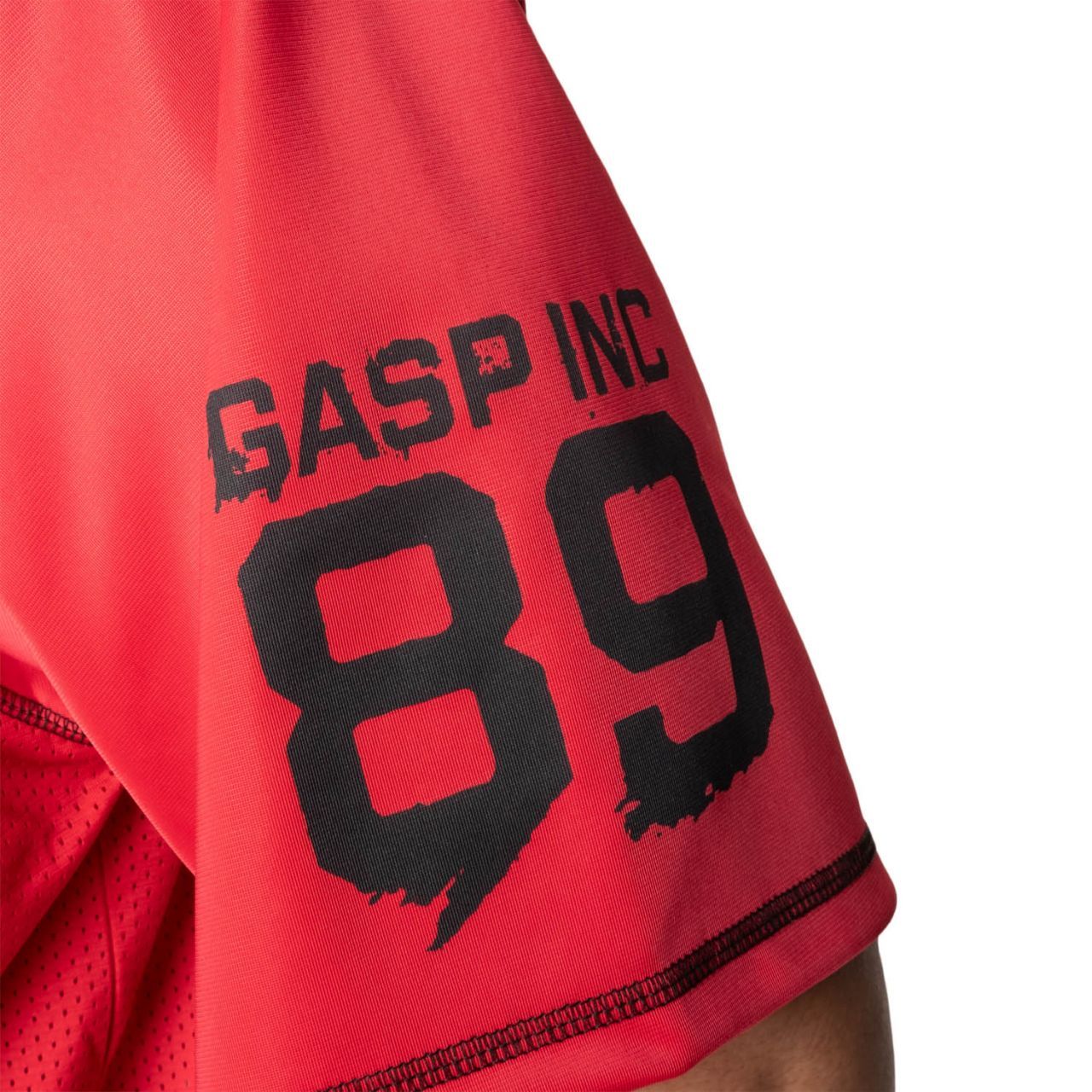 GASP INC - NO1 FOOTBALL TEE - FÉRFI PÓLÓ - PIROS