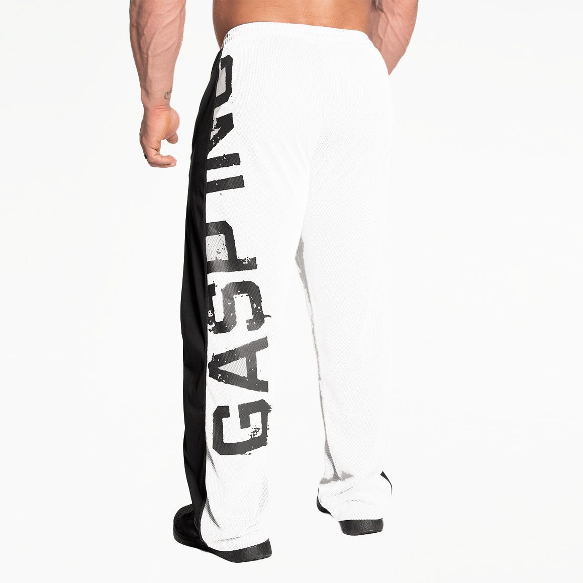 GASP INC - NO1 MESH PANT - FÉRFI HOSSZÚNADRÁG - FEHÉR/SZÜRKE