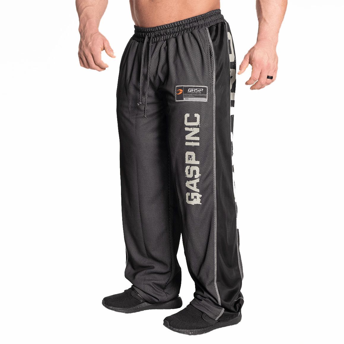 GASP INC - NO1 MESH PANT - FÉRFI HOSSZÚNADRÁG - FEKETE