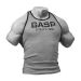 GASP INC - RIBBED T-BACK GREY MELANGE - EDZŐTRIKÓ - SZÜRKE/VILÁGOS (BN)