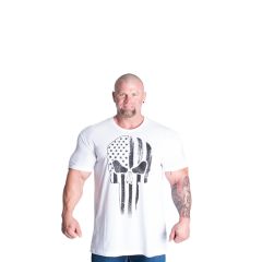GASP INC - SKULL STANDARD TEE - FÉRFI PÓLÓ - FEHÉR