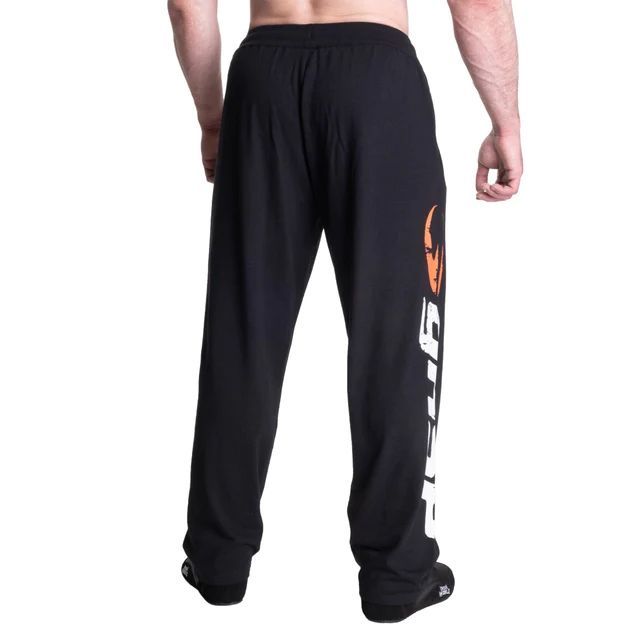 GASP INC - SWEATPANTS - FÉRFI MELEGÍTŐNADRÁG - FEKETE/FEHÉR