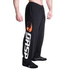 GASP INC - SWEATPANTS - FÉRFI MELEGÍTŐNADRÁG - FEKETE/NARANCS