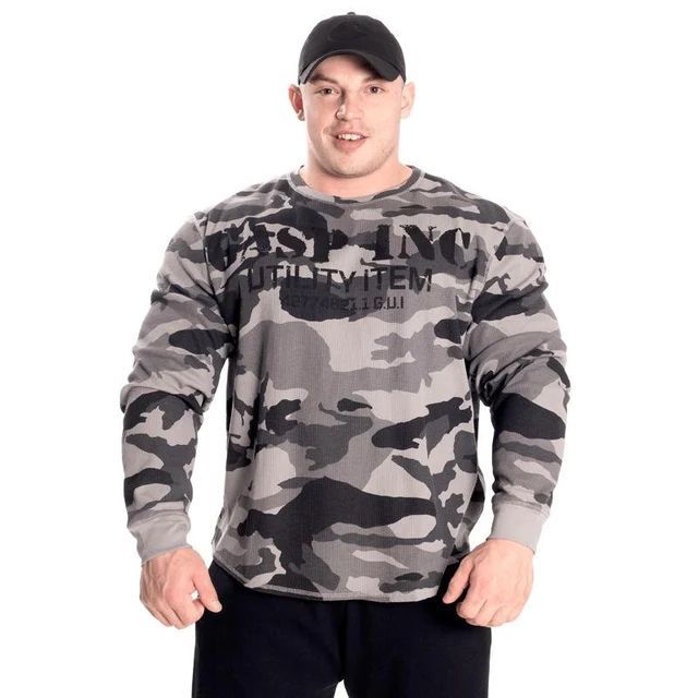GASP INC - THERMAL GYM SWEATER - TACTICAL CAMO - FÉRFI EDZŐTERMI PULÓVER - SZÜRKE TEREPMINTÁS GASP INC - THERMAL GYM SWEATER - TACTICAL CAMO - FÉRFI EDZŐTERMI PULÓVER - SZÜRKE TEREPMINTÁS