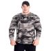 GASP INC - THERMAL GYM SWEATER - TACTICAL CAMO - FÉRFI EDZŐTERMI PULÓVER - SZÜRKE TEREPMINTÁS