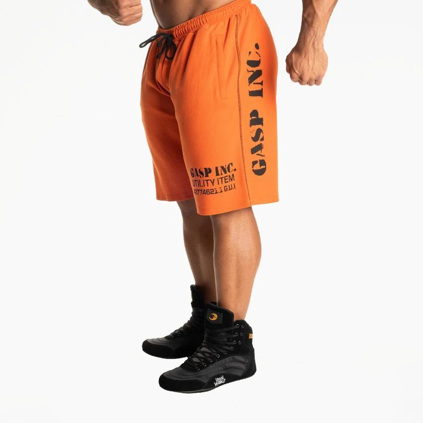 GASP INC - THERMAL SHORTS  - FÉRFI RÖVIDNADRÁG - NARANCS