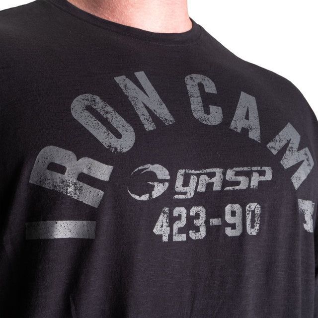 GASP INC - THROWBACK IRON TEE - FÉRFI PÓLÓ - FEKETE