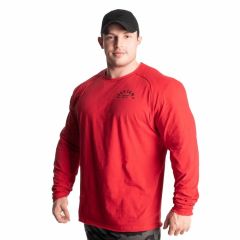 GASP INC - THROWBACK LONG SLEEVE TEE - FÉRFI HOSSZÚUJJÚ PÓLÓ - PIROS