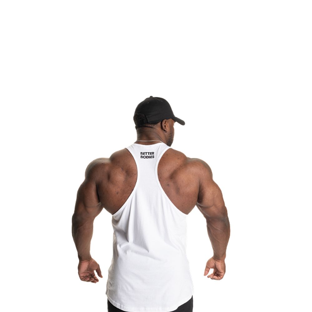 BETTER BODIES - ESSENTIAL T-BACK - WHITE - FÉRFI TRIKÓ - FEHÉR BETTER BODIES - ESSENTIAL T-BACK - WHITE - FÉRFI TRIKÓ - FEHÉR