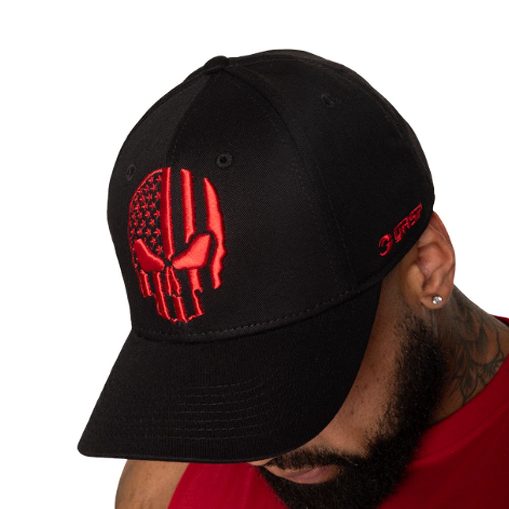 GASP INC - RELENTLESS CAP - FÉRFI SAPKA - PIROS GASP INC - RELENTLESS CAP - FÉRFI SAPKA - PIROS