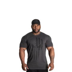 GASP INC - SKULL STANDARD TEE - FÉRFI PÓLÓ - SÖTÉT SZÜRKE