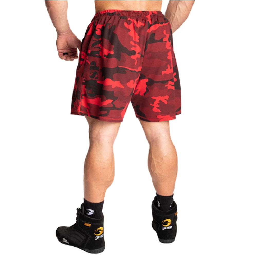 GASP INC - THERMAL SHORTS 6" - FÉRFI RÖVIDNADRÁG - PIROS TEREPMINTÁS GASP INC - THERMAL SHORTS 6" - FÉRFI RÖVIDNADRÁG - PIROS TEREPMINTÁS