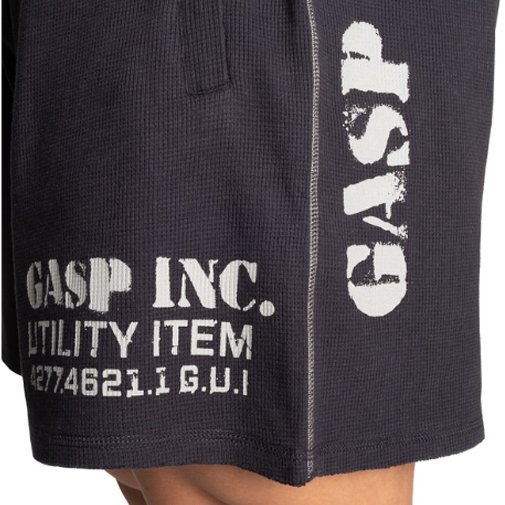 GASP INC - THERMAL SHORTS 6" - FÉRFI RÖVIDNADRÁG - FEKETE GASP INC - THERMAL SHORTS 6" - FÉRFI RÖVIDNADRÁG - FEKETE