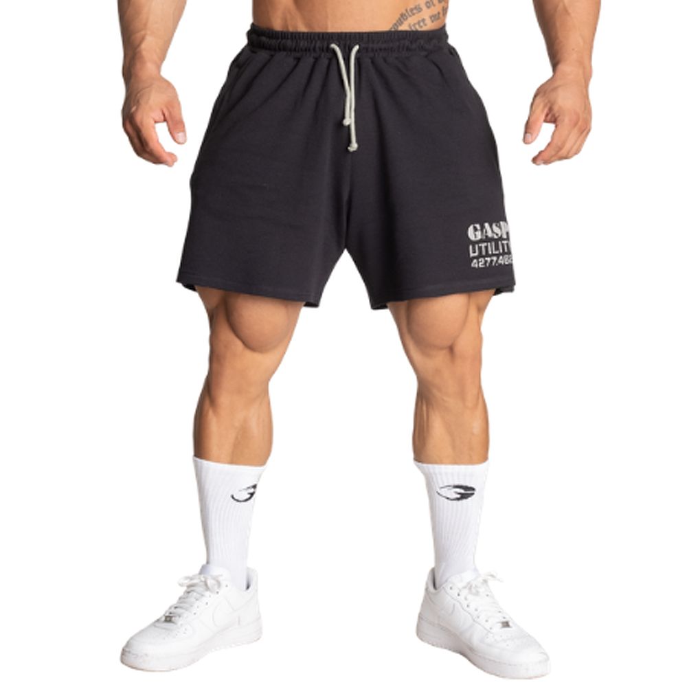 GASP INC - THERMAL SHORTS 6" - FÉRFI RÖVIDNADRÁG - FEKETE GASP INC - THERMAL SHORTS 6" - FÉRFI RÖVIDNADRÁG - FEKETE