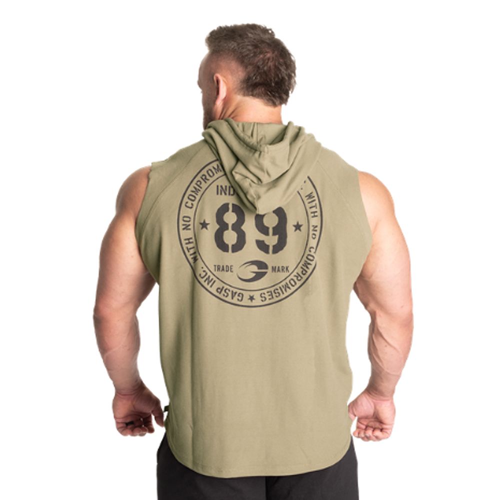 GASP INC - THERMAL SL HOODIE - UJJATLAN KAPUCNIS PÓLÓ - MOSOTT ZÖLD GASP INC - THERMAL SL HOODIE - UJJATLAN KAPUCNIS PÓLÓ - MOSOTT ZÖLD
